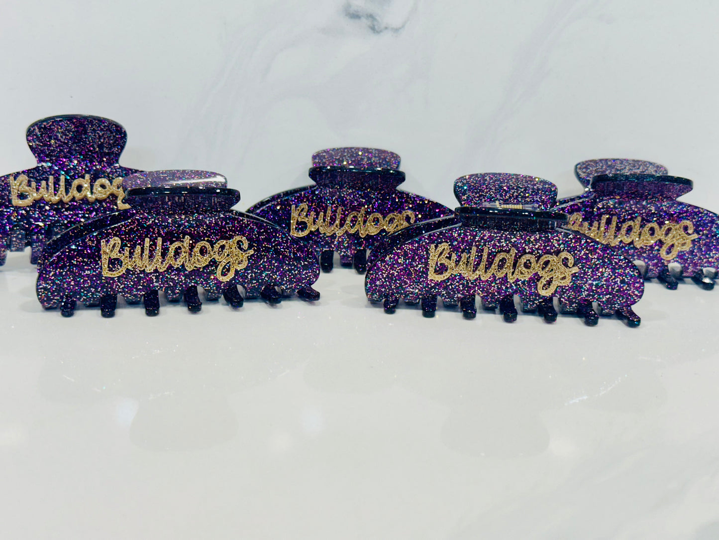 Small Bulldog Hair Clip