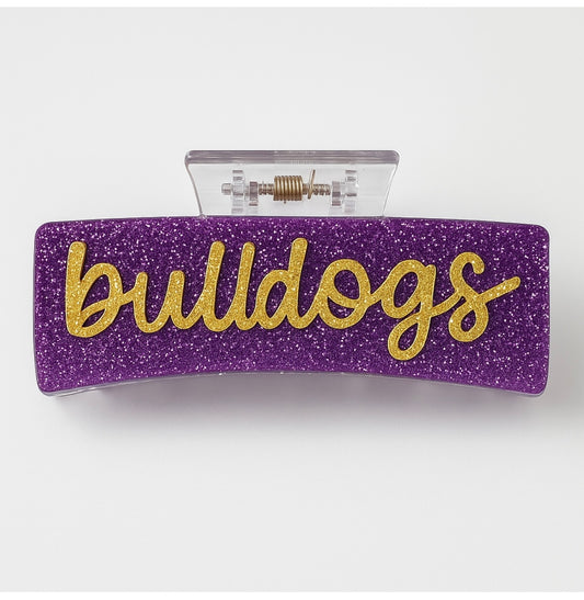 Large Bulldog Hair Clip
