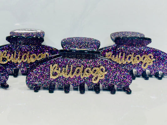 Small Bulldog Hair Clip