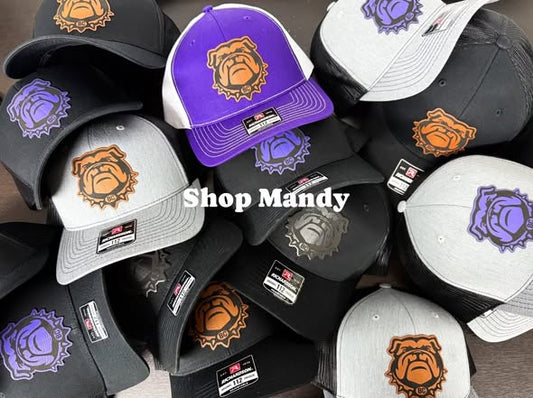 Bulldog Patch Hats